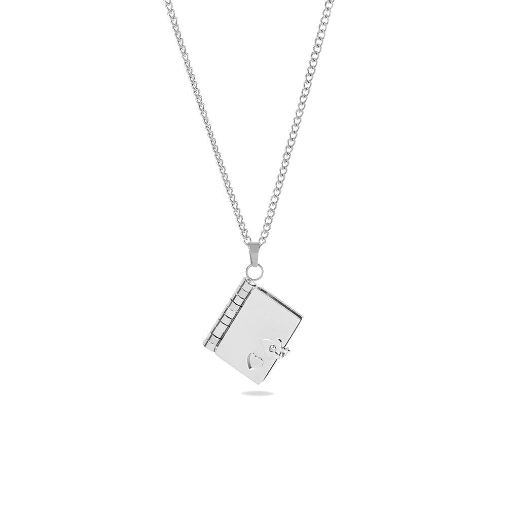 Collana Con Ciondolo Medaglione A Cuore Cambia Umore - Personalizzabile, Ideale Per Calza Della Befana