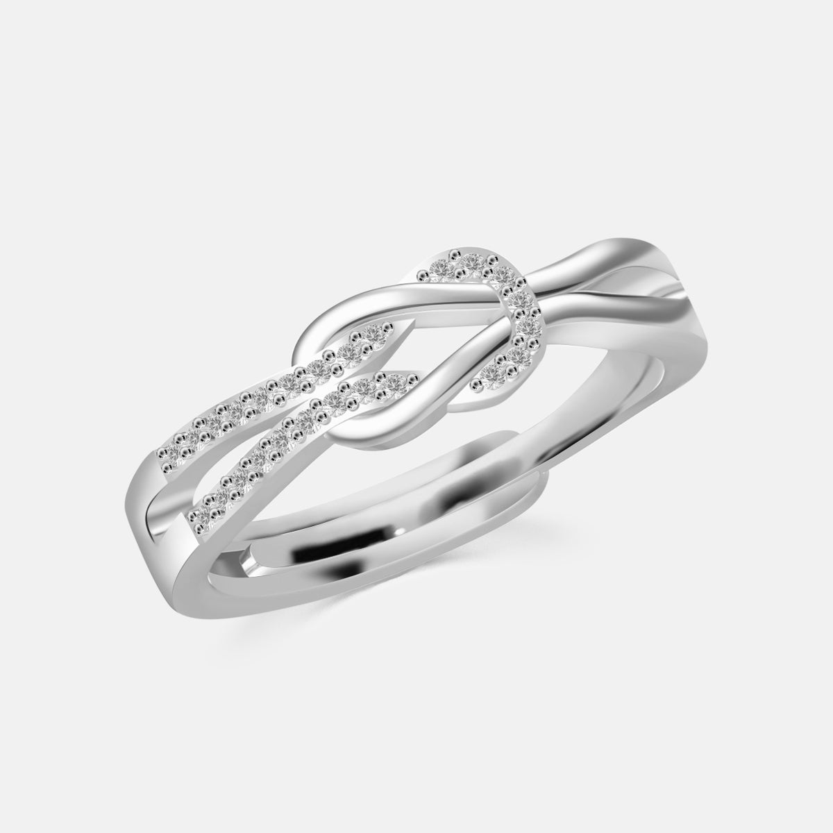 Sterling silver knot ring, a piece that people will sold notice