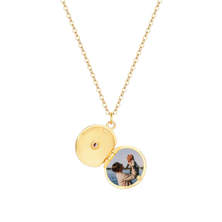 Isabella – Medaillon-Halskette mit Kreis