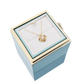 Eternal Rose Box - W/ S925 Necklace & Real Rose