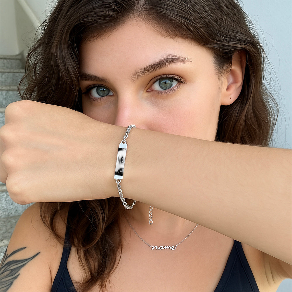 Personalized Eye Photo Bracelet