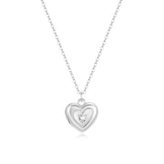Isabella Heart Locket Necklace
