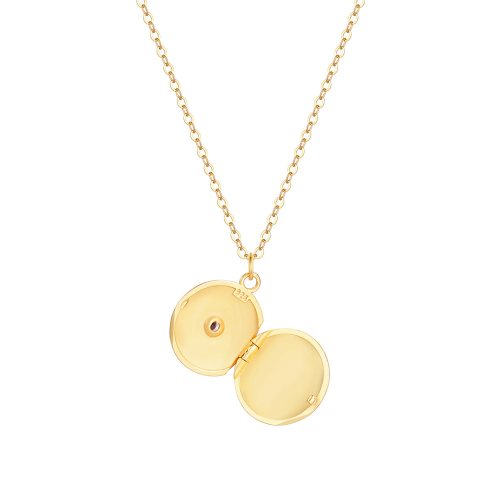 Collar con dije en forma de corazón Isabella