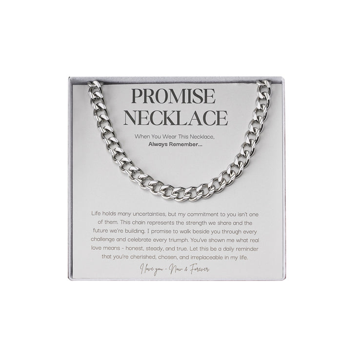 Sterling Silver Promise Necklace – FabuLove