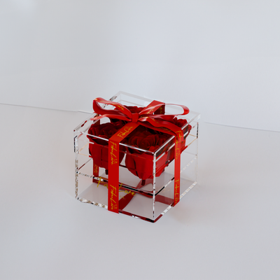 Forever Rose Acrylic Box