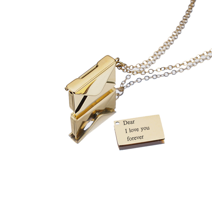 Personalized Love Letter Necklace – FabuLove - Main Image