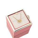 Eternal Rose Box Gift Bundle - W/ Engraved Necklace