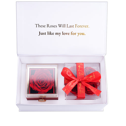 Coffret cadeau Rose éternelle