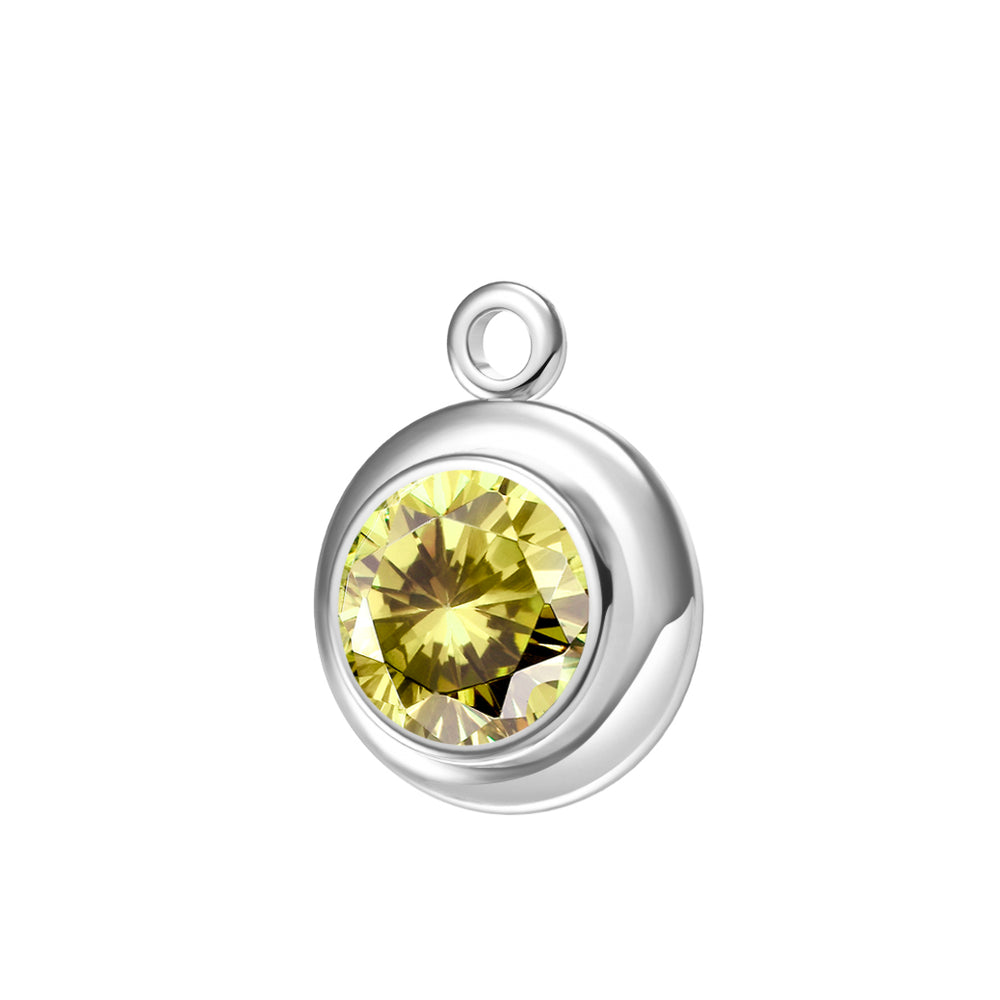 Bracciale permanente con charm della pietra natale