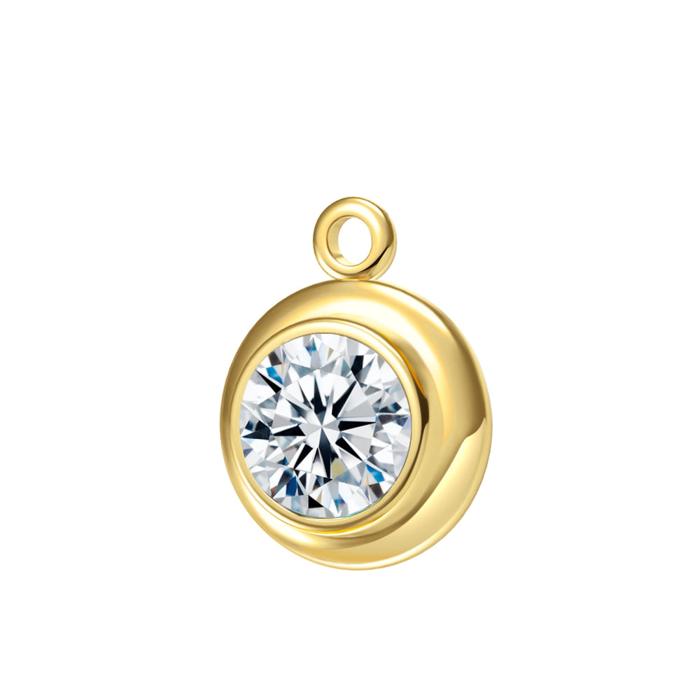 Bracciale permanente con charm della pietra natale