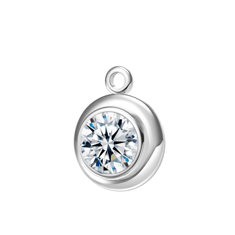 Bracciale permanente con charm della pietra natale