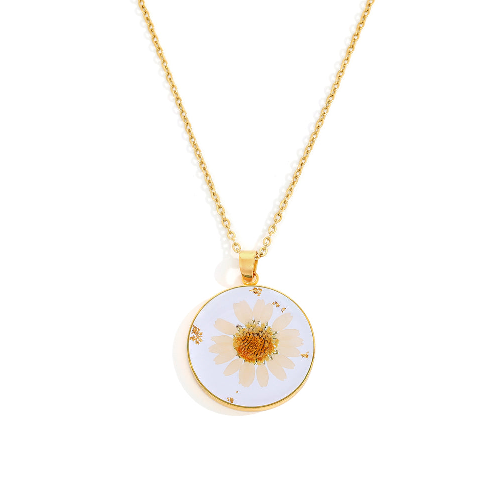 Collar de flor de mes de nacimiento