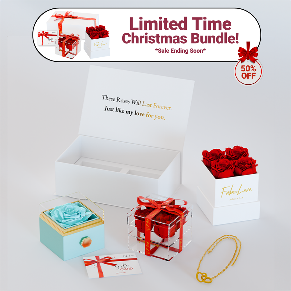 Christmas Eternal Rose Box Bundle