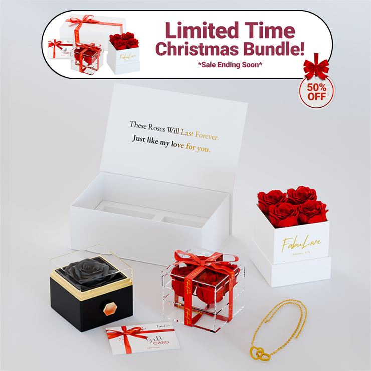 Weihnachts-Ewige-Rosen-Box-Bundle