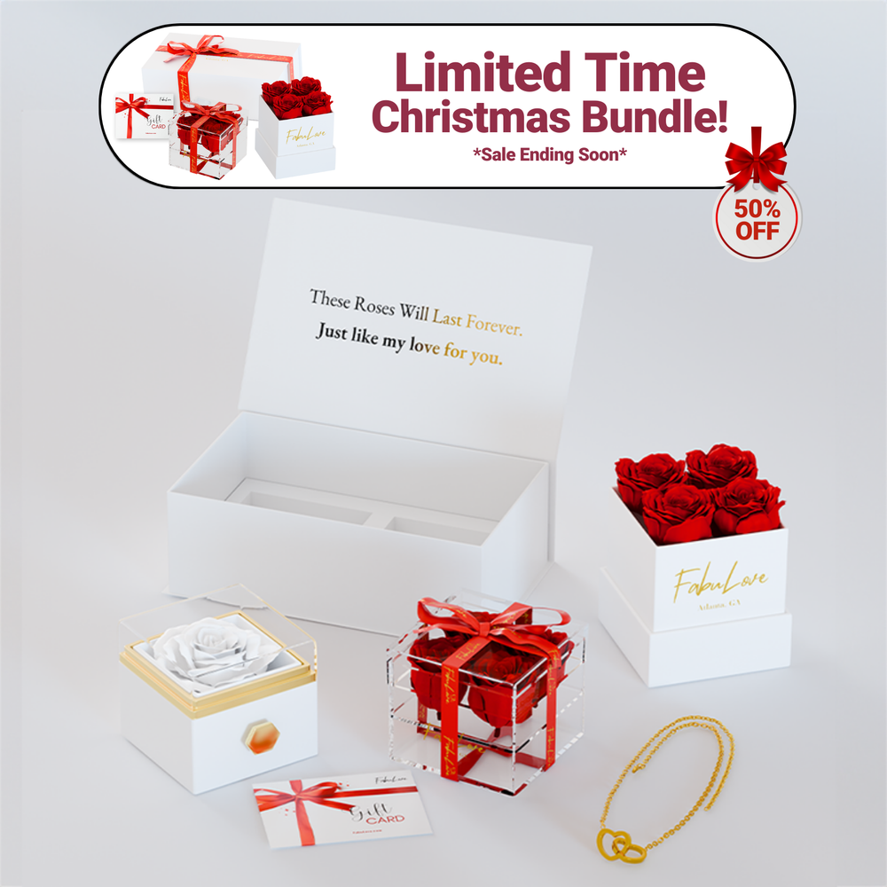 Christmas Eternal Rose Box Bundle