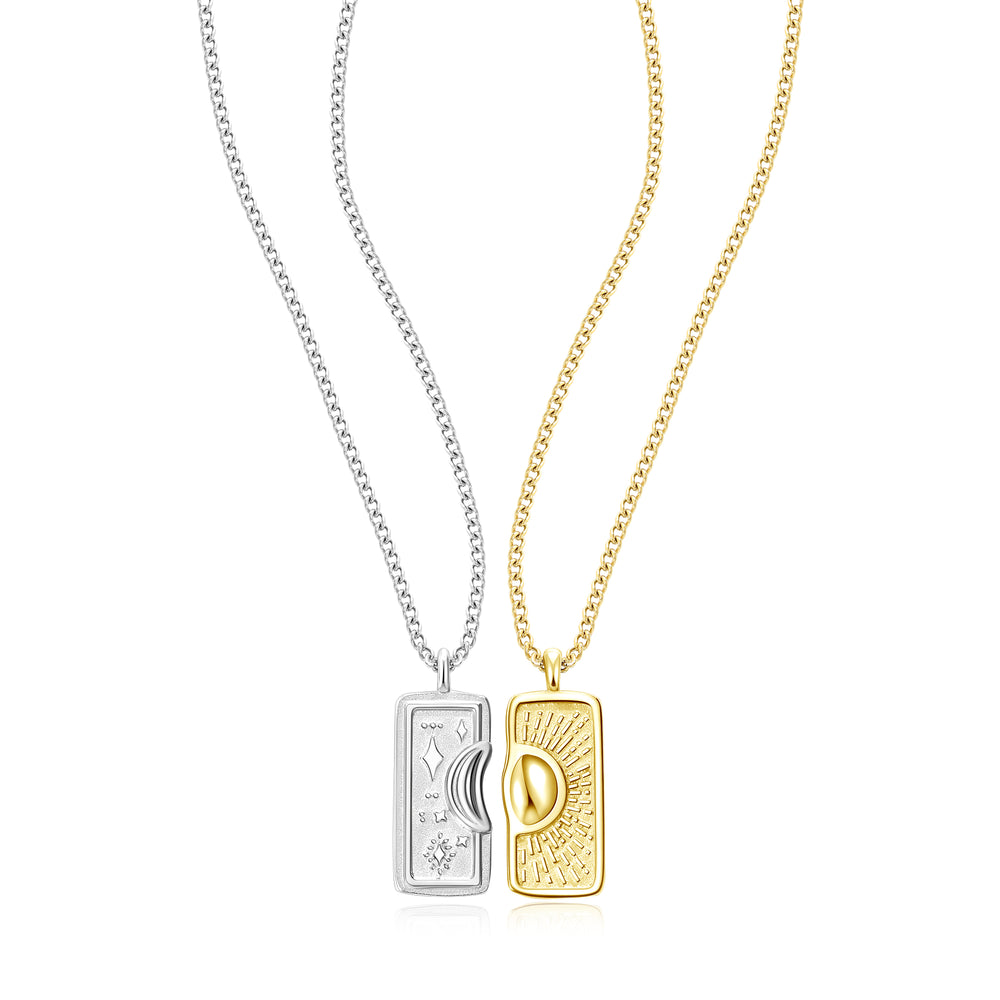 Collar con dije circular Isabella