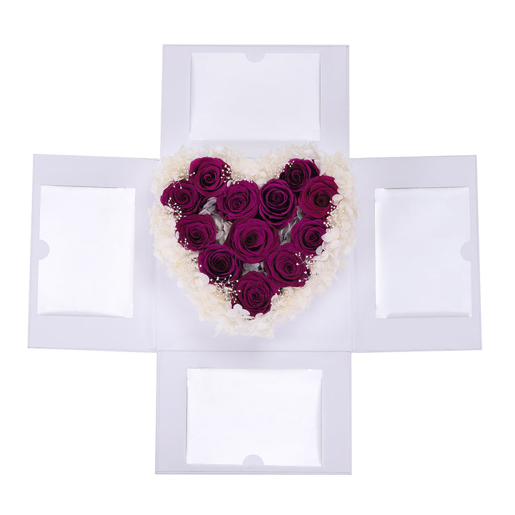 Custom Eternal Rose Bouquet Box