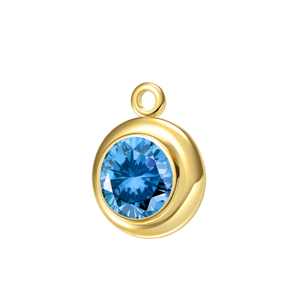 Bracciale permanente con charm della pietra natale