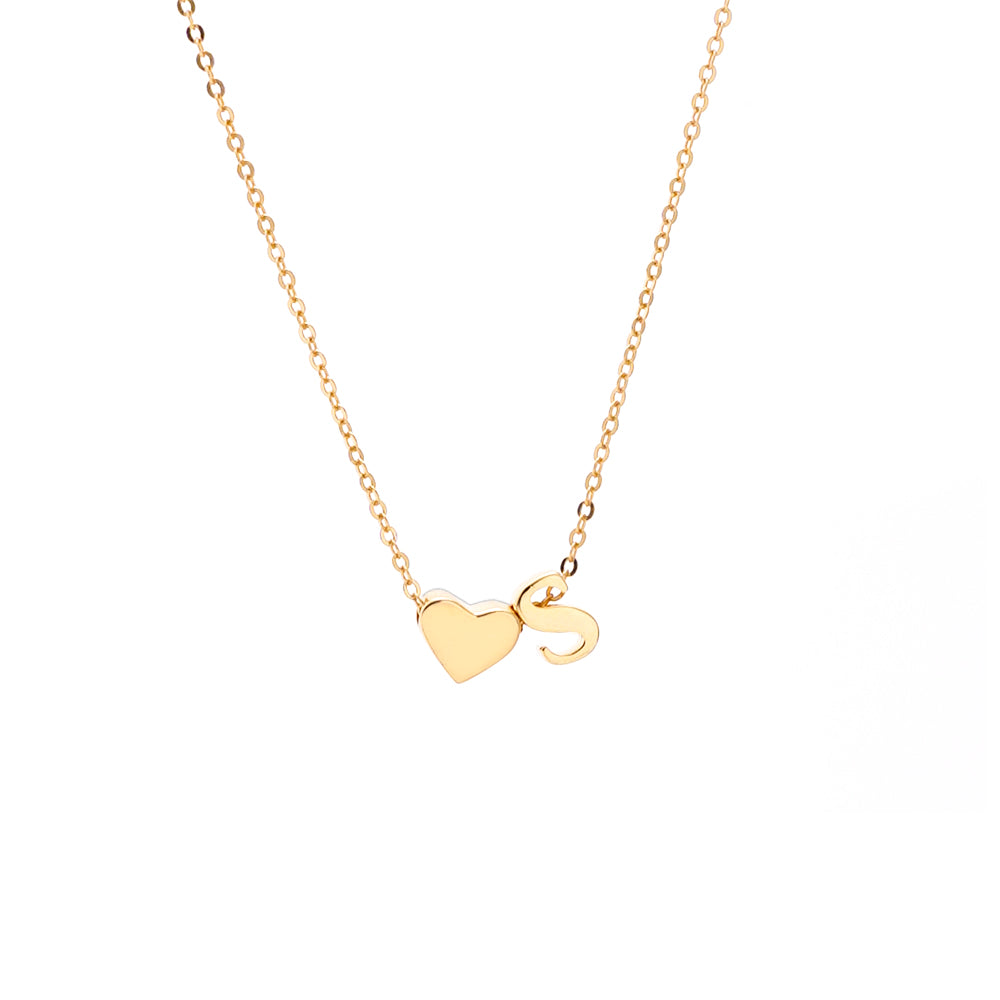 Collar con colgante inicial