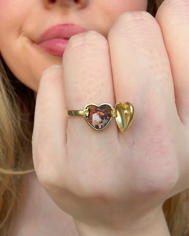 Heart Locket Ring