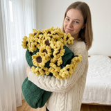 FabuLove Knitted Bouquet Blanket