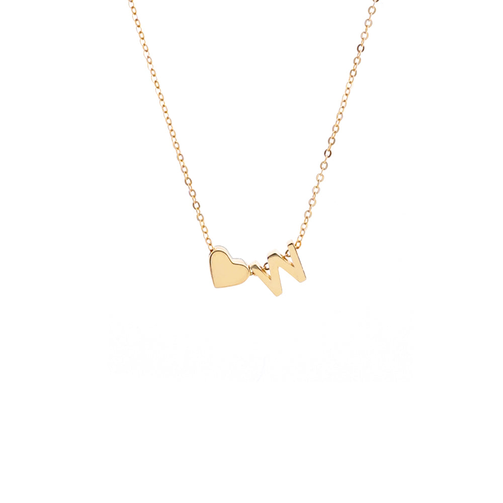 Collar con colgante inicial