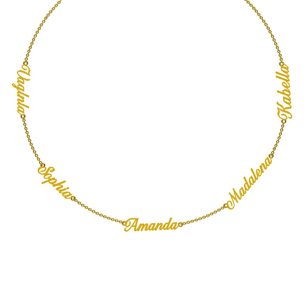 Collar Personalizado con Múltiples Nombres