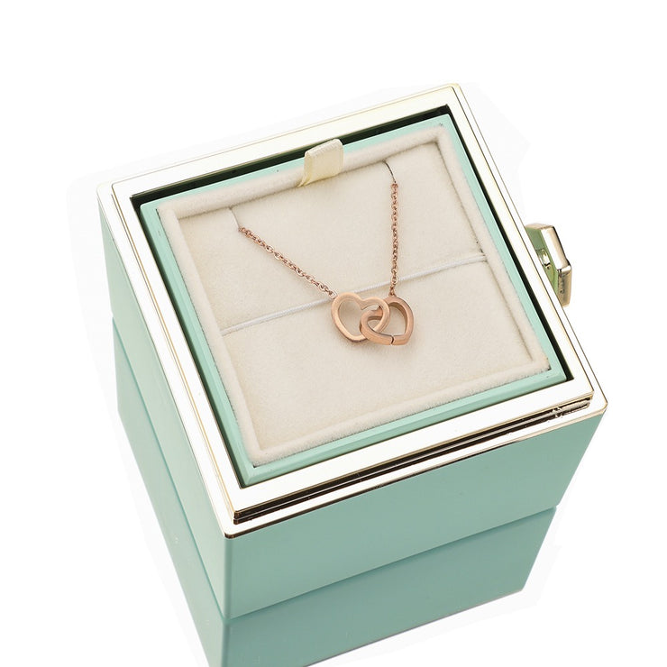 Eternal Rose Box - W/ Engraved Necklace & Real Rose – FabuLove