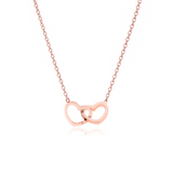 Collier Double Coeur