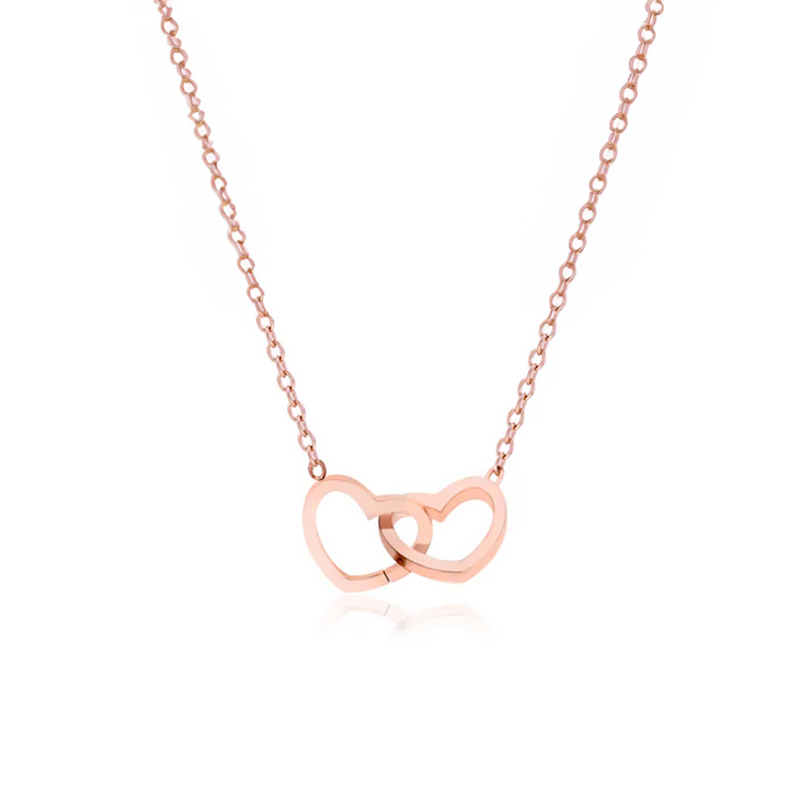 Collier Double Coeur