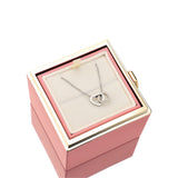 Eternal Rose Box Gift Bundle - W/ Engraved Necklace