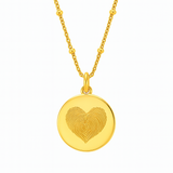 Heart Fingerprint Necklace