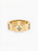 Fleur Birthstone Ring