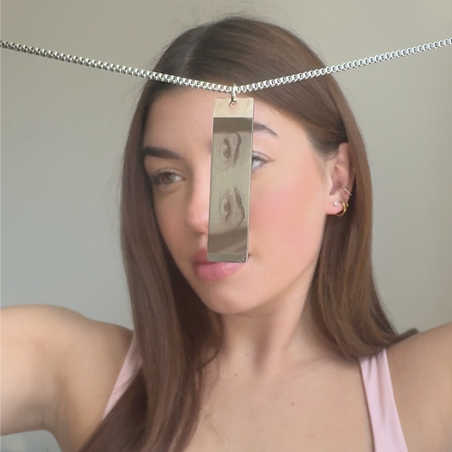 Personalized Eye Photo Necklace