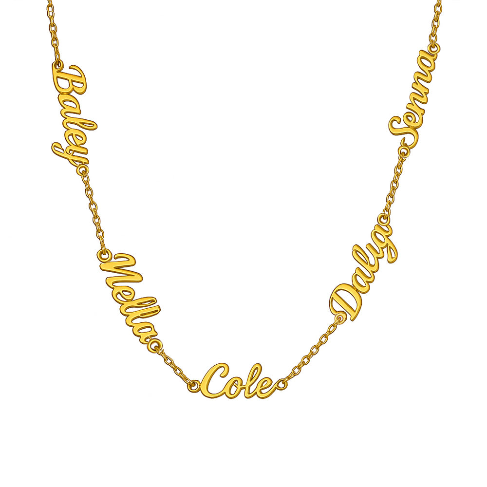 Collar Personalizado con Múltiples Nombres