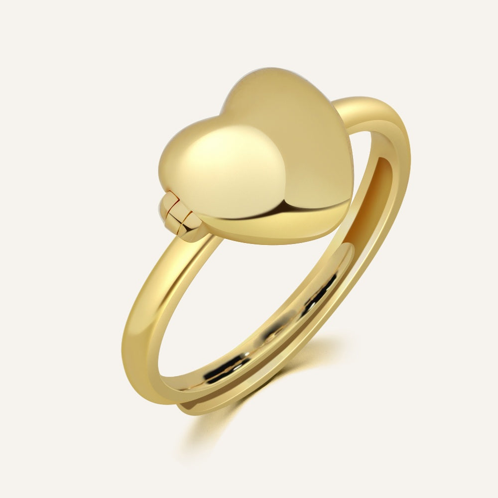 Heart Locket Ring