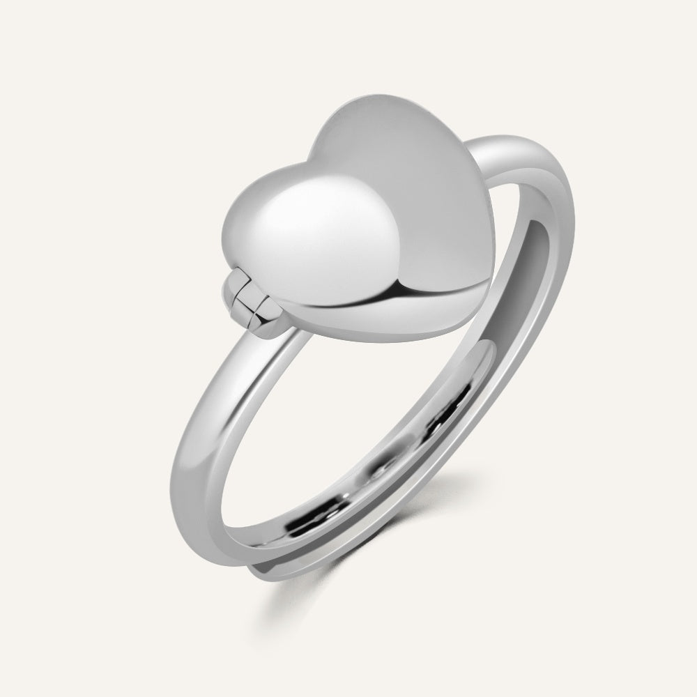 Heart Locket Ring