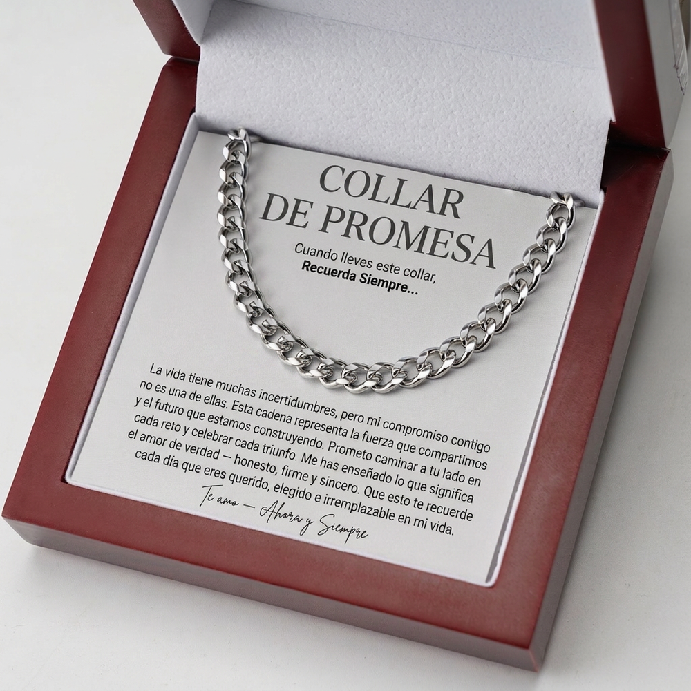 Collana Promessa in Argento Sterling