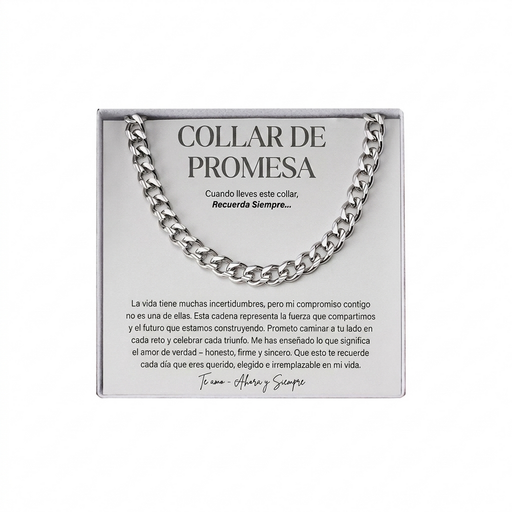 Collana Promessa in Argento Sterling