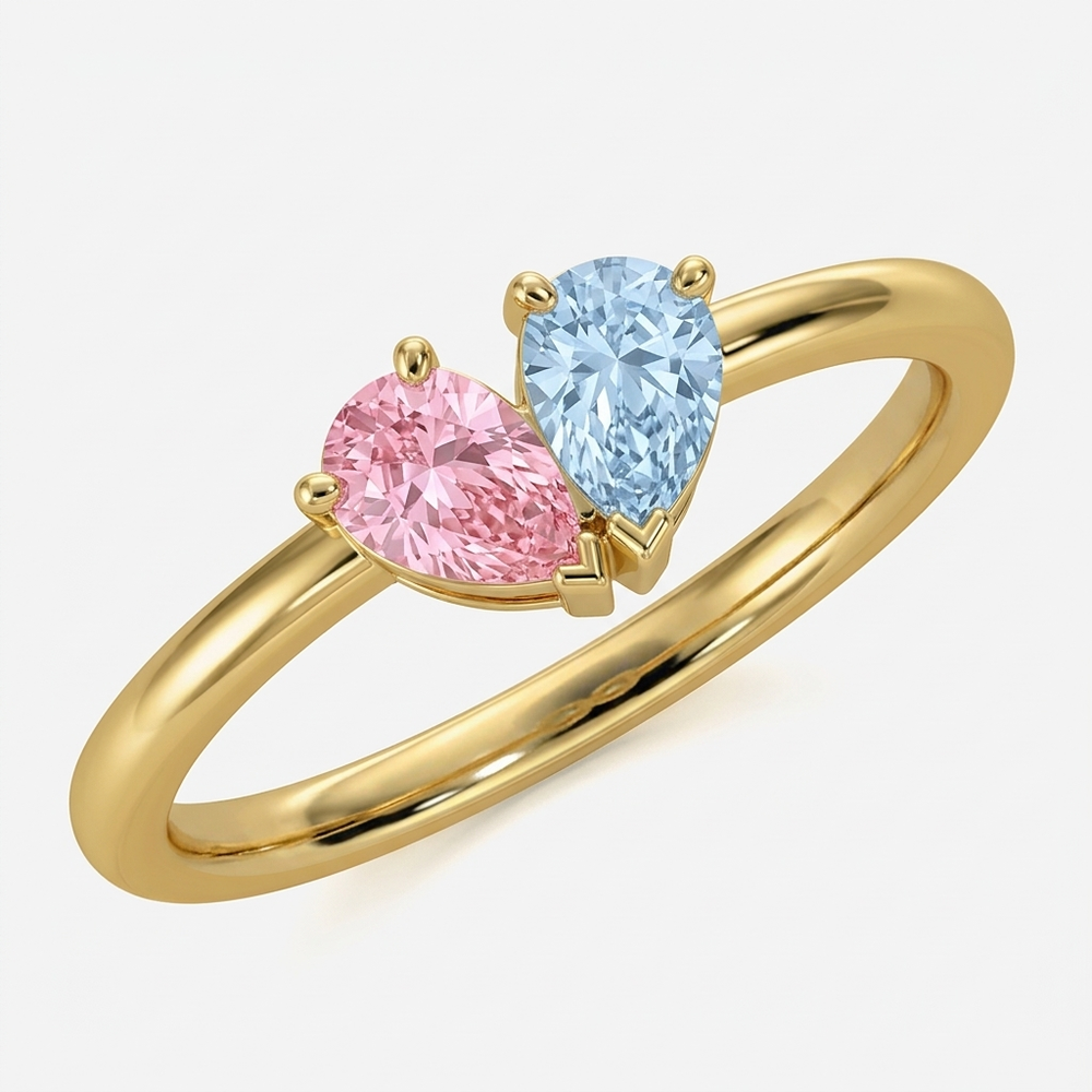 Duo Fødselssten Ring