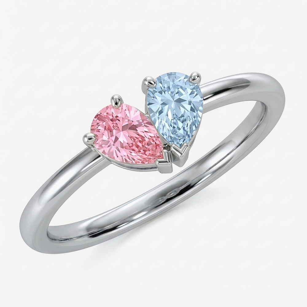 Duo Fødselssten Ring