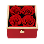 Eternal Rose Box - W/ Graverat halsband & Real Rose.