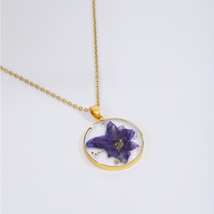 Collier de fleurs du mois de naissance