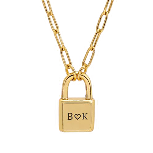 Personalized Lock Necklace