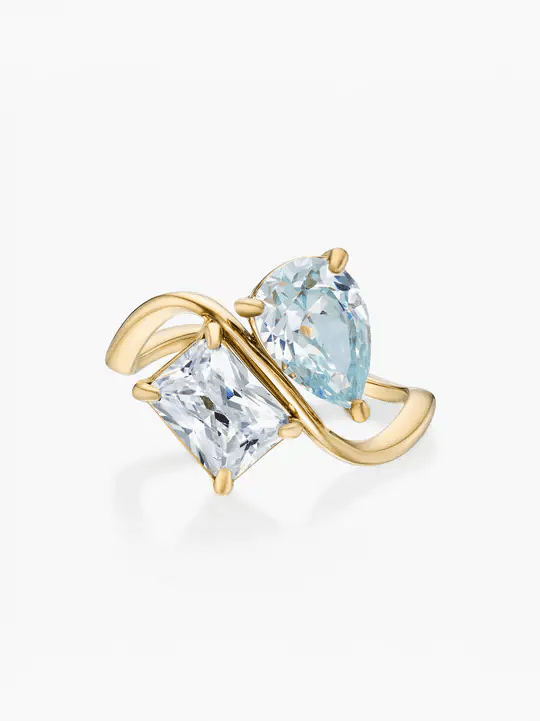 Anillo con piedra de nacimiento Margaux