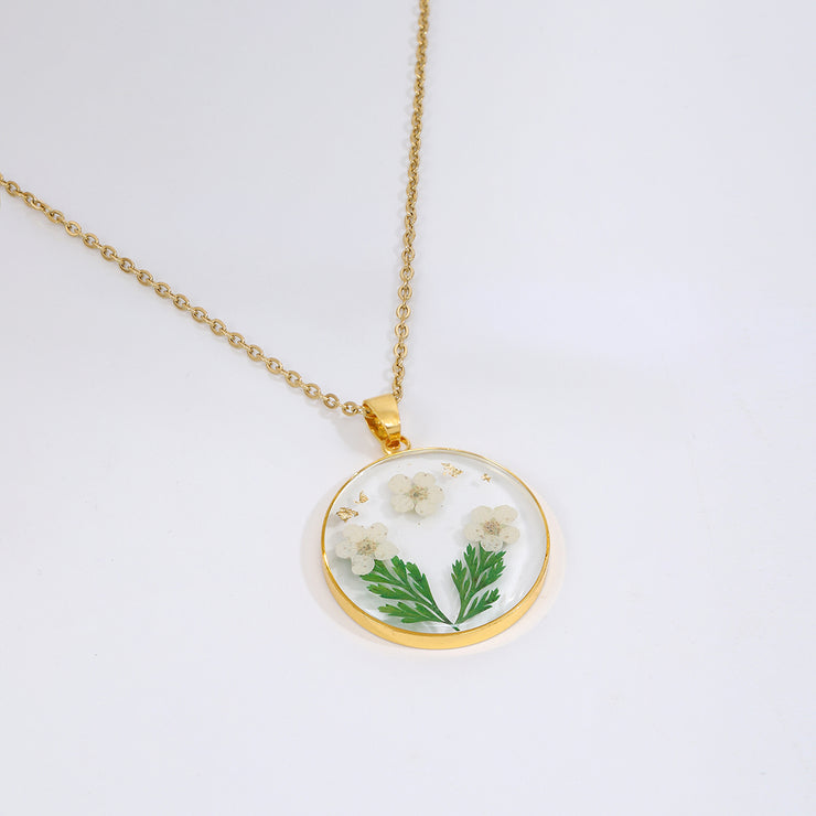 Birth Month Flower Necklace