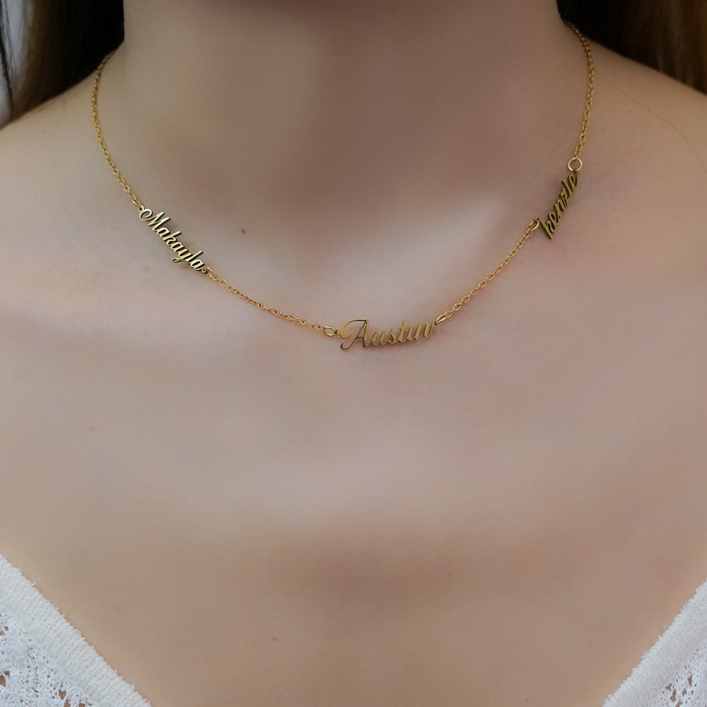 Collar Personalizado con Múltiples Nombres