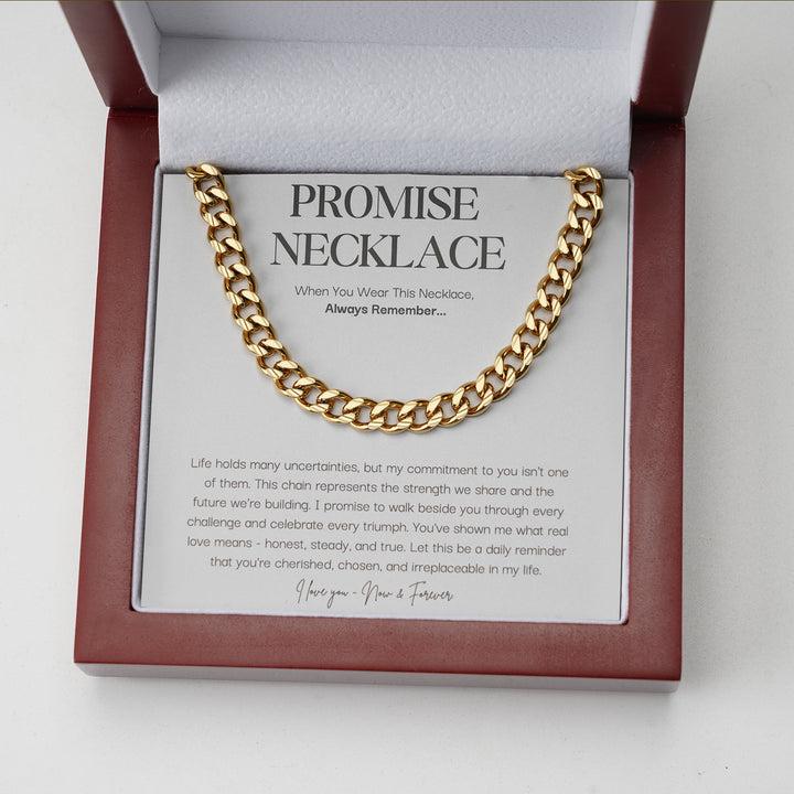 Sterling Silver Promise Necklace