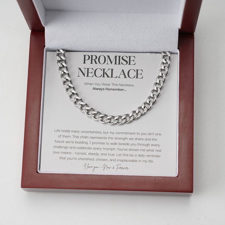 Sterling Silver Promise Necklace