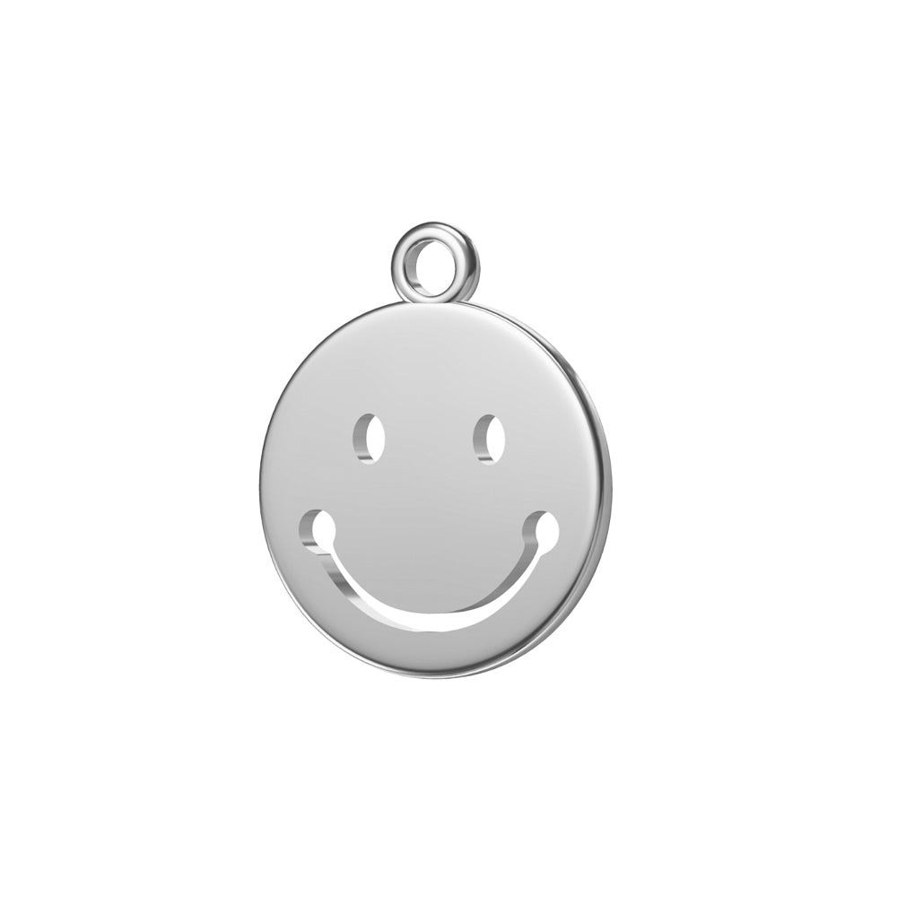 Permanent Bracelet Smiley Face Charm